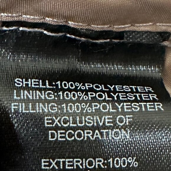 Kenneth Cole Women's Quilted Anorak Puffer Jacket Size S Tan Lightweight (NEW) - Picture 8 of 15